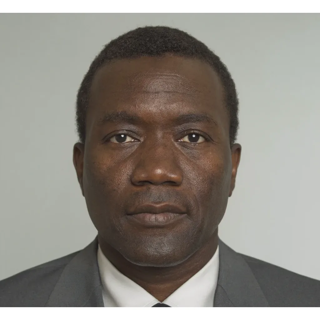 Caleb Nwosu in a quiet office